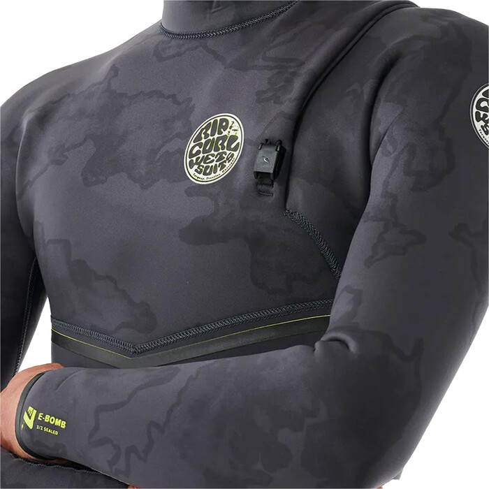 2024 Rip Curl Hombres E-Bomb 4/3mm Zip Free Neopreno 161MFS - Charcoal